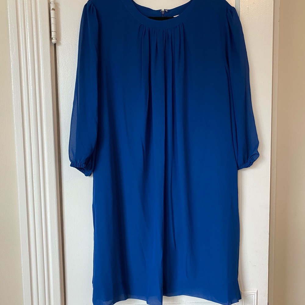 NY&Co Eva Mendes Royal Blue Sabrina Dress